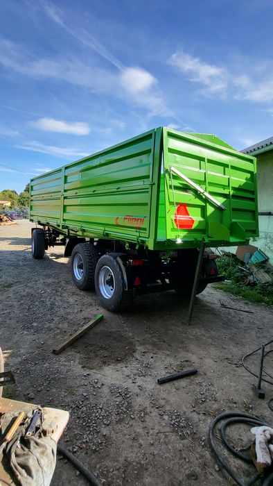 Przyczepa rolnicza, trzyosiowa wackenhut,fliegl