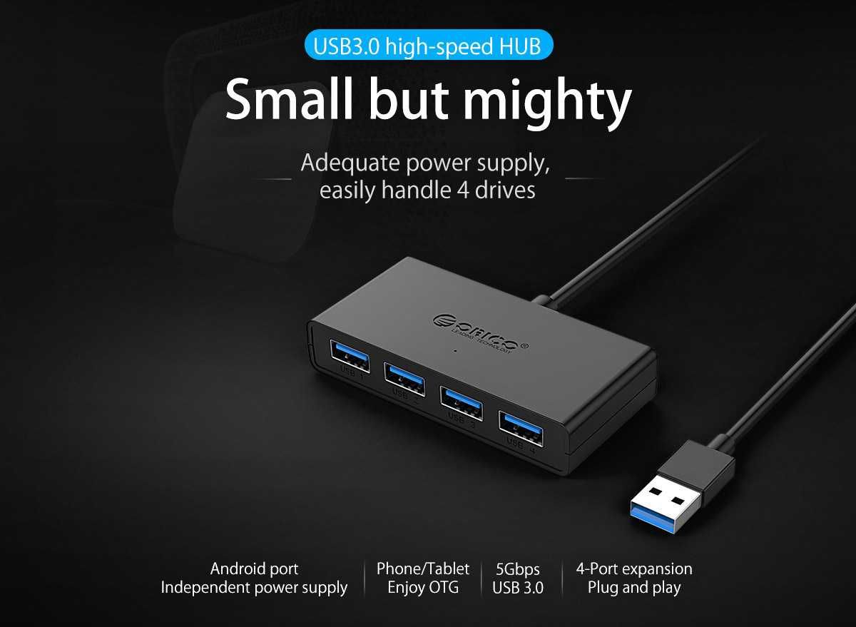 Концентратор Хаб USB 3.0 ORICO G11-H4-U3