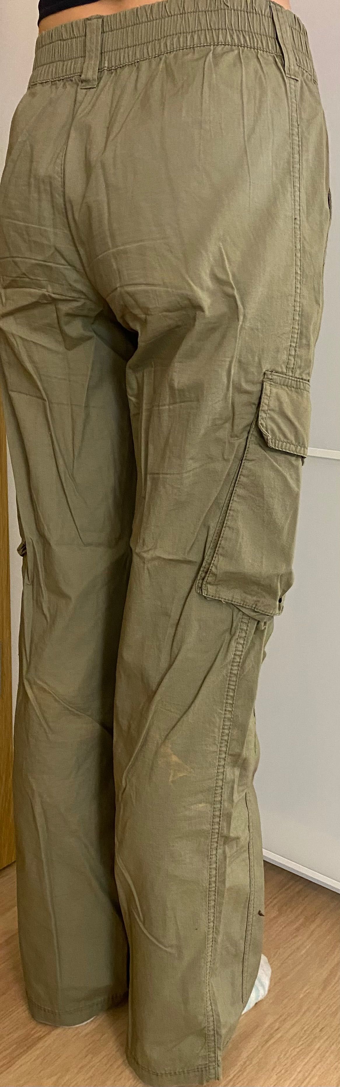 Bojówki H&M rozm 32 khaki