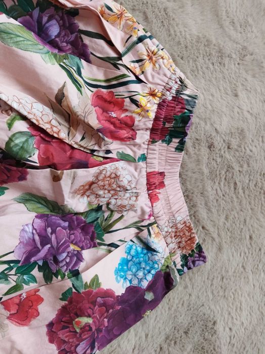 Saia midi flores