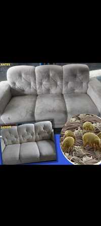 Limpeza higienização de colchões sofás poltronas cadeiras e tapetes