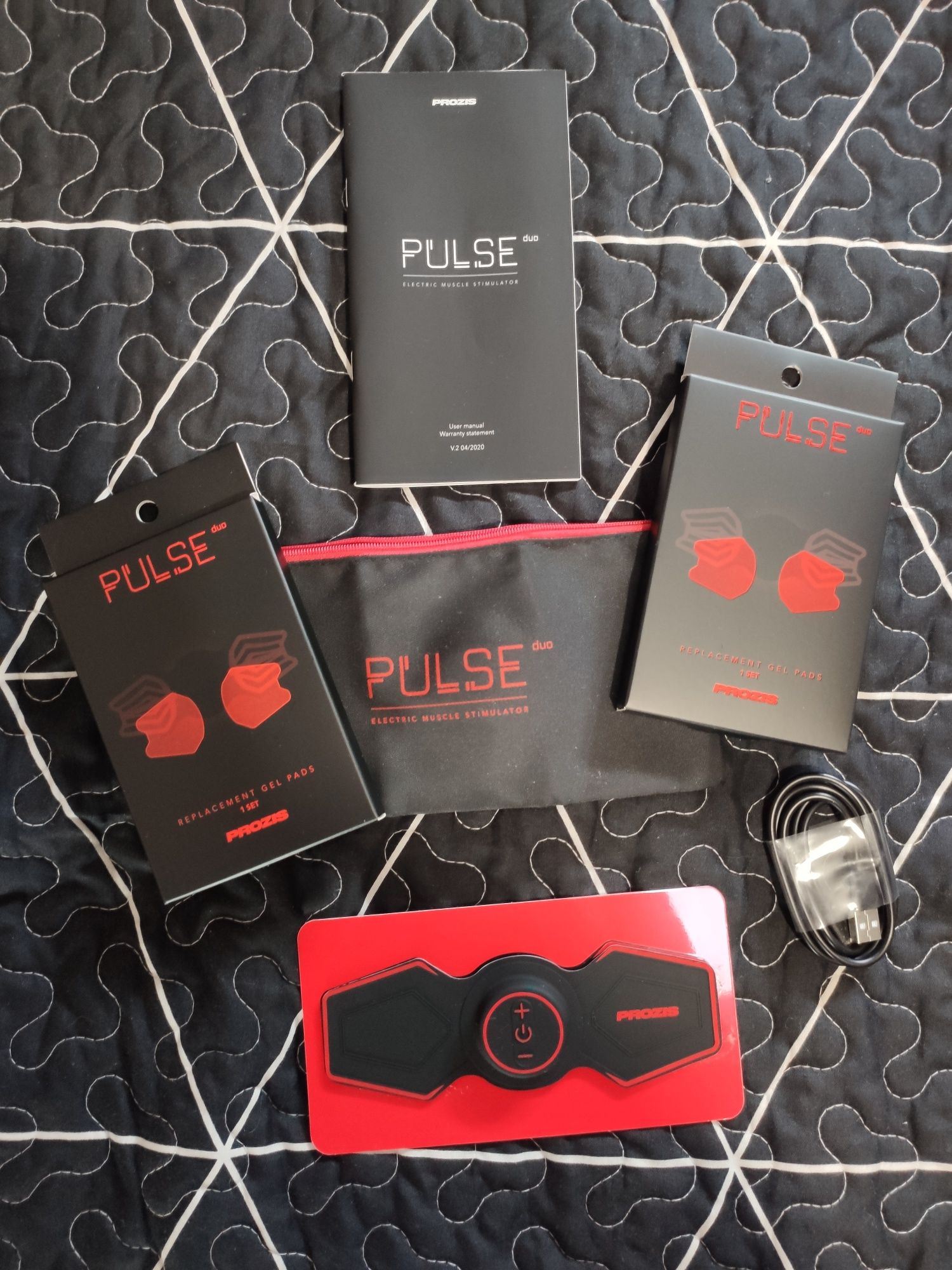 Eletroestimulador Pulse Hex + Pulse Duo Prozis