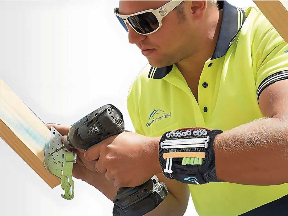 Opaska magnetyczna na śruby gwóździe narzędzia nadgarstek mocna rękę