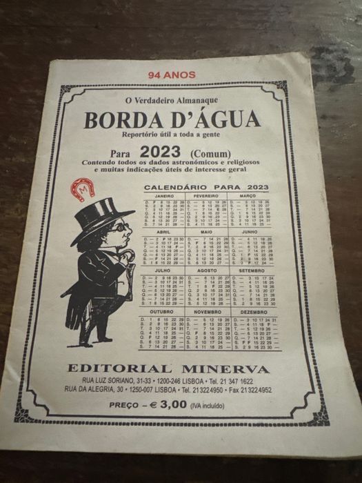Borda de água 2023