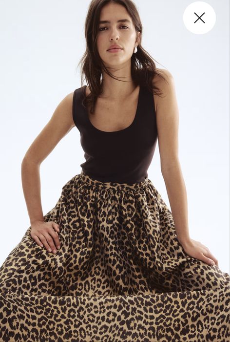 Спідниця принт леопард H&M