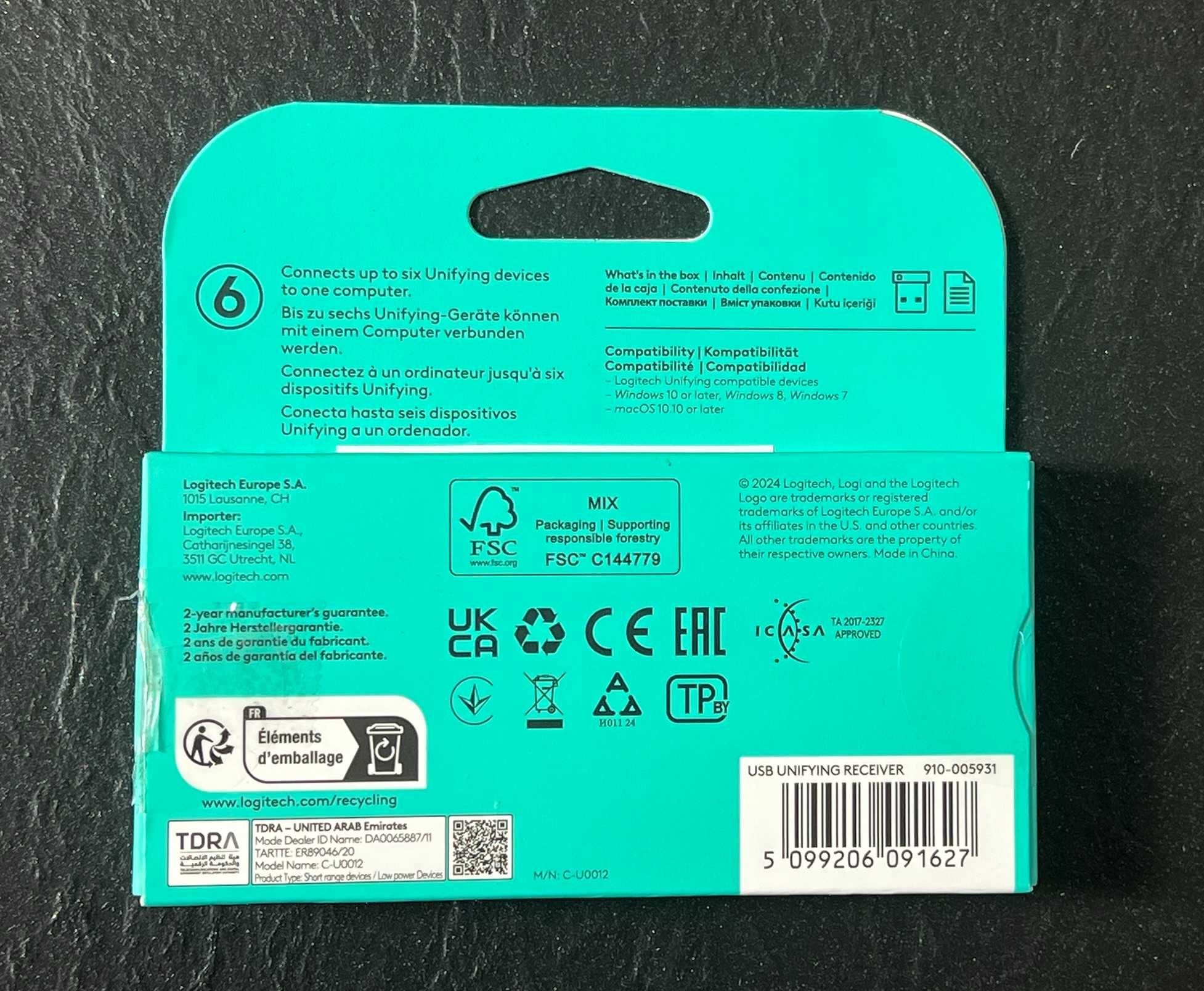 Odbiornik nadajnik Logitech USB Unifying Slim