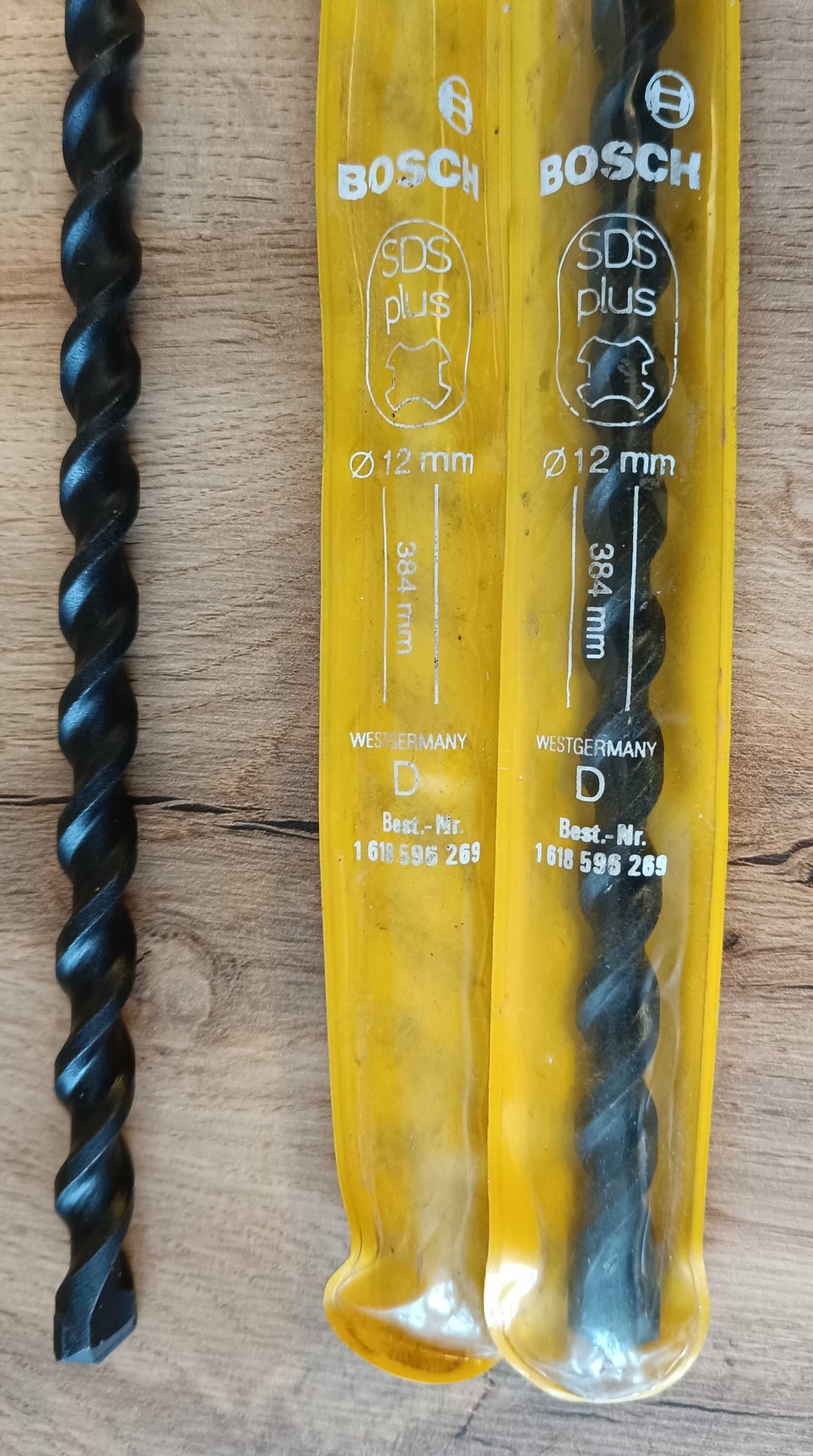 Nowe!! BOSCH wiertła SDS plus fi 12 mm/384 mm; nr. kat. jest poniżej.