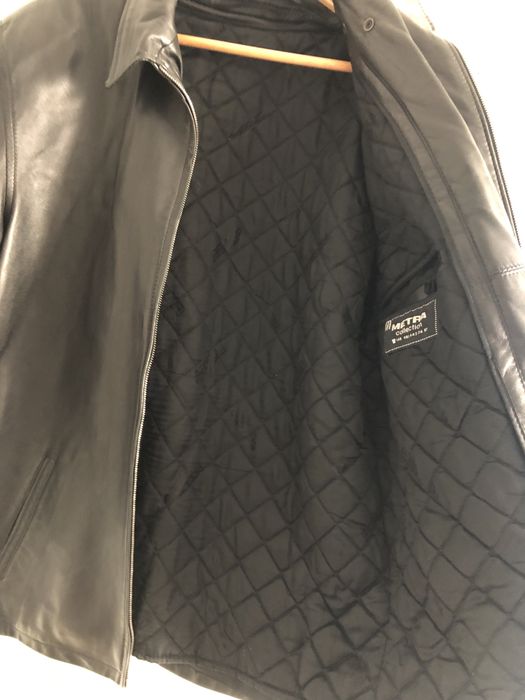 Nowa męska kurtka skórzana Metro Collection