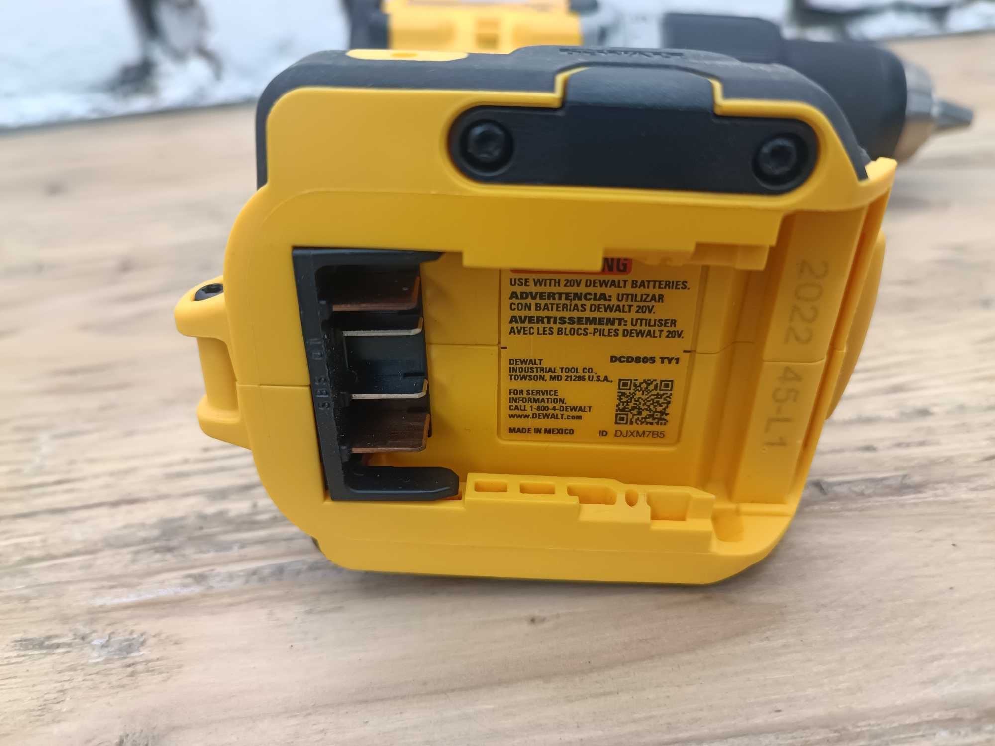 Шуруповерт Dewalt 20v DCD805 MADE IN MEXICO Оригінал