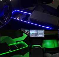 Tesla Model S 3 X Y Подсветка Салона Ambient Light RGB LED освещение