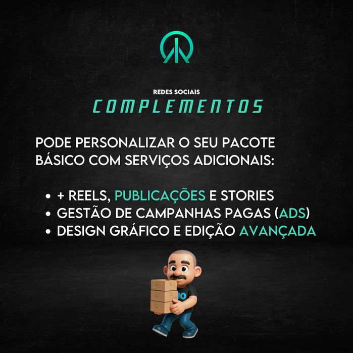 Redes Sociais | Design Gráfico | Edição de Vídeo c/ IA | Websites