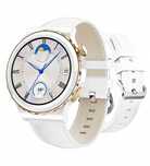 outlet smartwatch findtime damski biało złoty ciśnienie tętno gloryfit