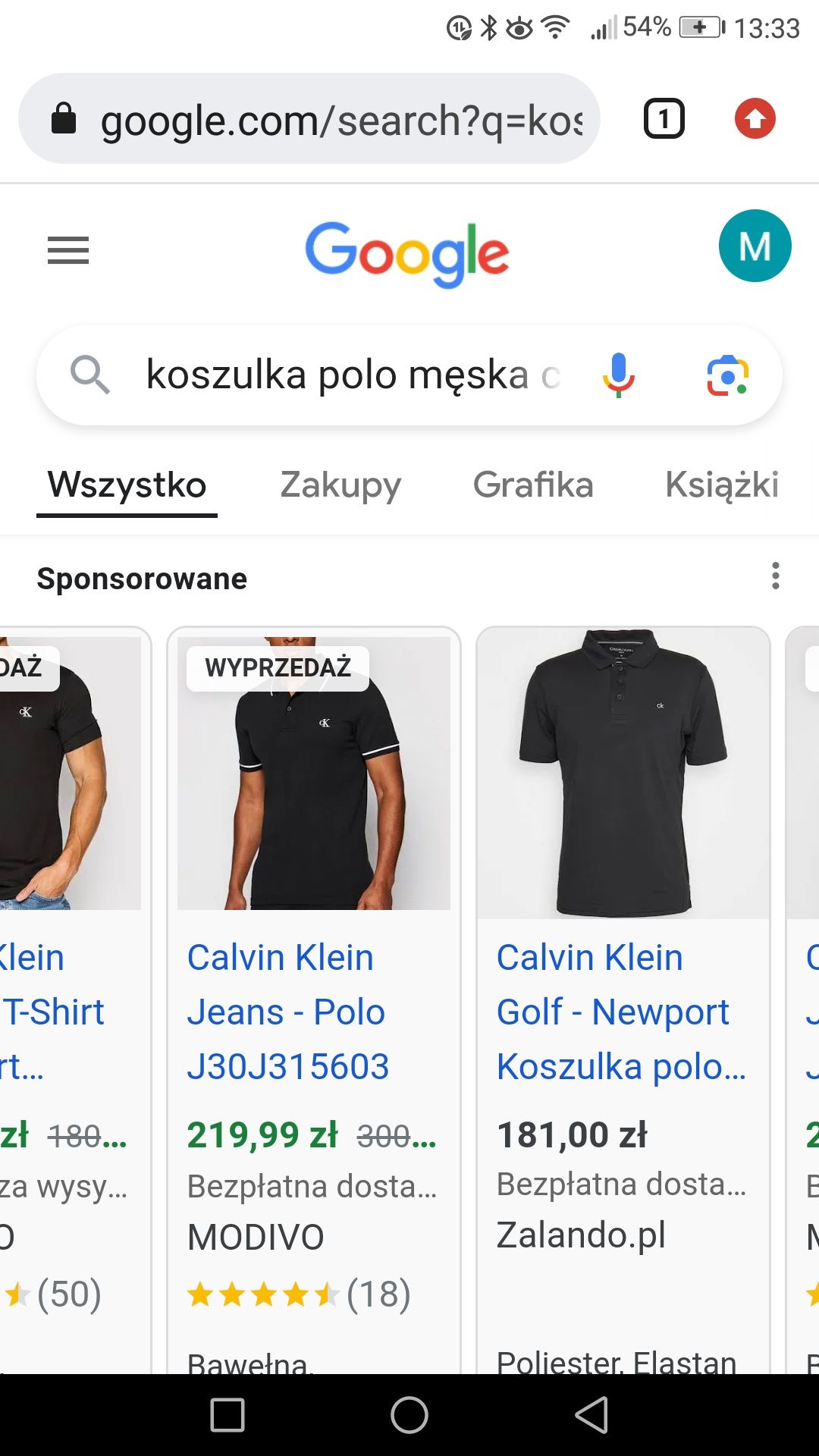 Koszulka polo Calvin kleon