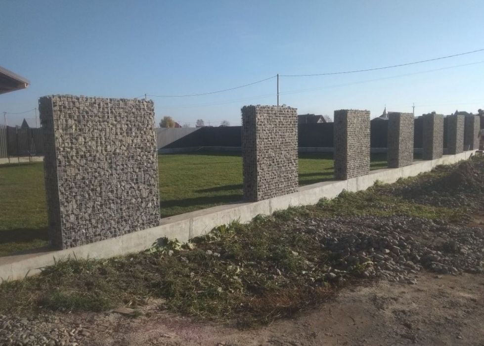 Сучасні огорожі з габіону