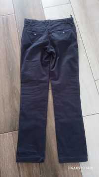 Granatowe spodnie 158