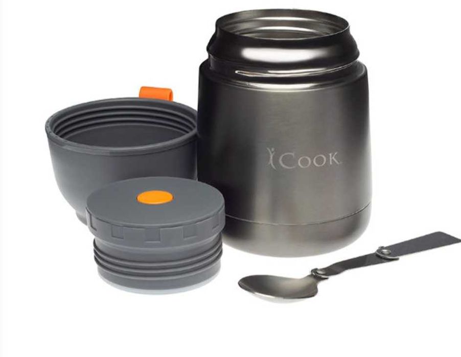 Термос ICOOK термоконтейнер з ложкою нерж.  Гарячий 5 годин