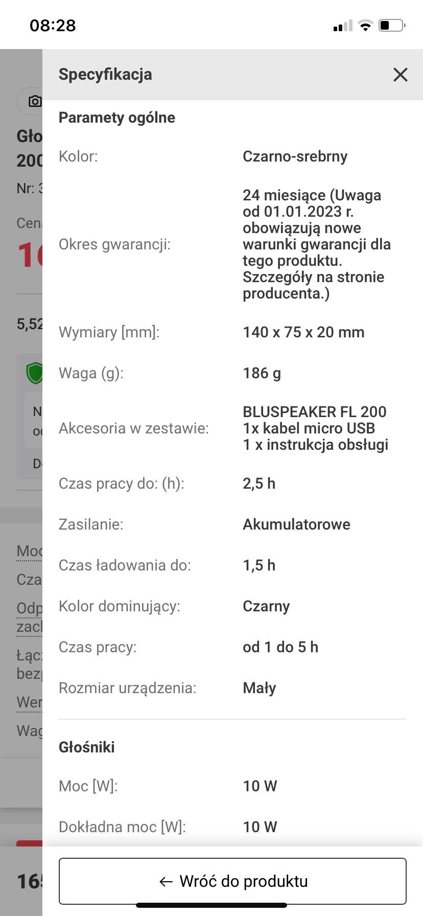 Głośnik mały Głośnik bluetooth TECHNISAT BLUSPEAKER FL 200