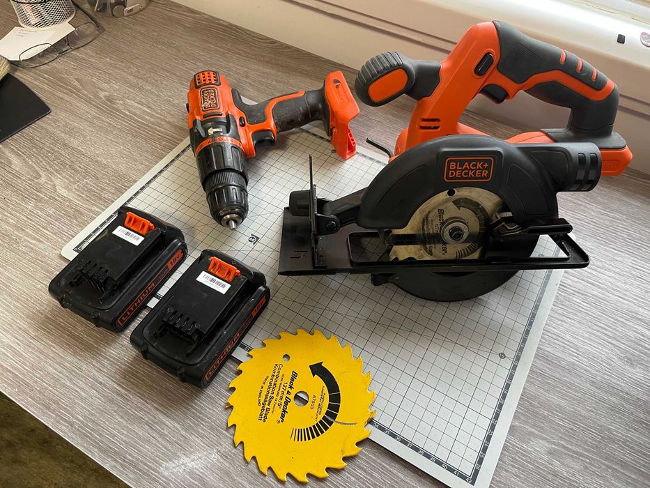 Akumulatorowa PIŁA PILARKA RĘCZNA TARCZOWA 18V 140mm 2xakku wkrętarka
