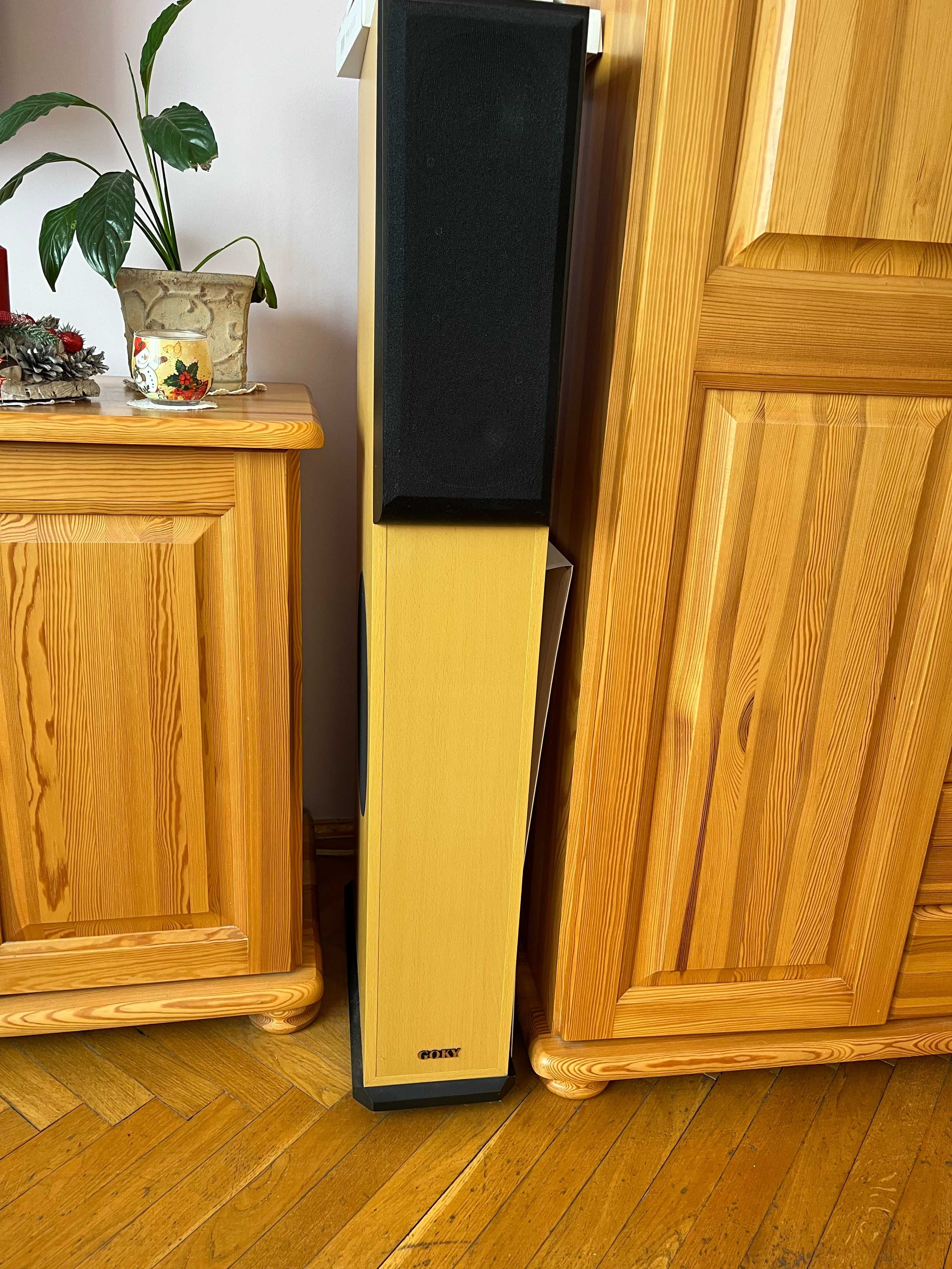 Wzmacniacz Kenwood, BluRay Sony, kolumny Goky