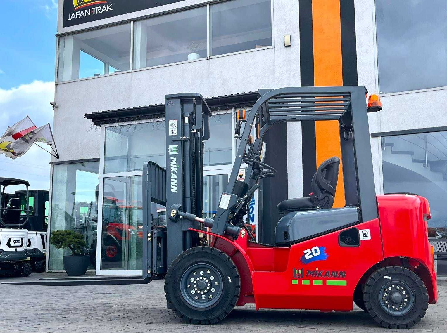 Wózek Widłowy 2T MIKANN, Maszt 4.5m,Triplex, Diesel , Japan Trak
