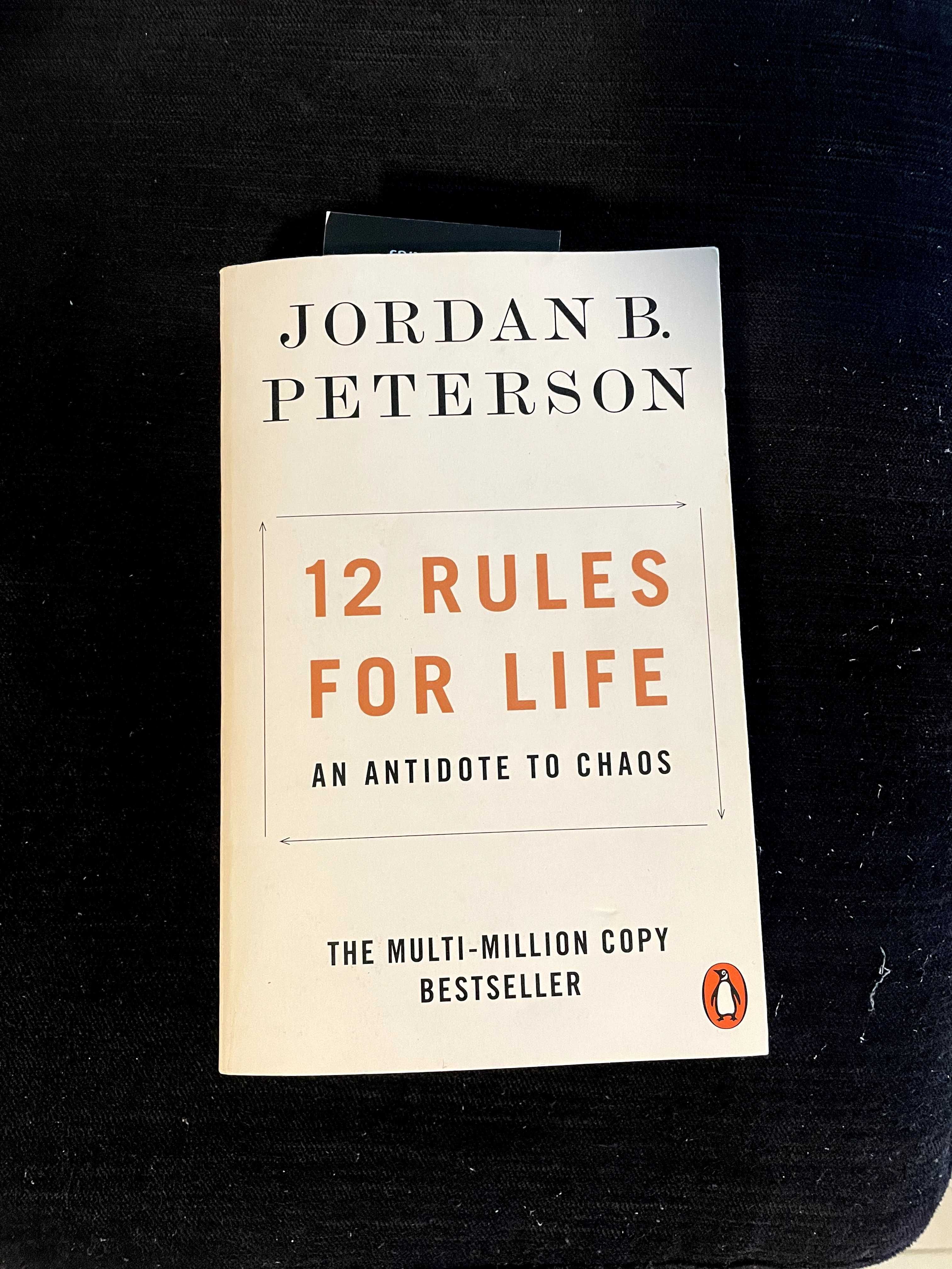 Livro 12 Rules for Life, Jordan Peterson