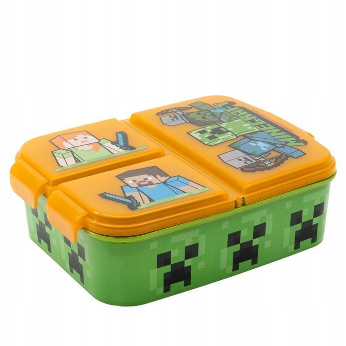 Pudełko Na Kanapki Śniadaniówka Minecraft 3 Komory