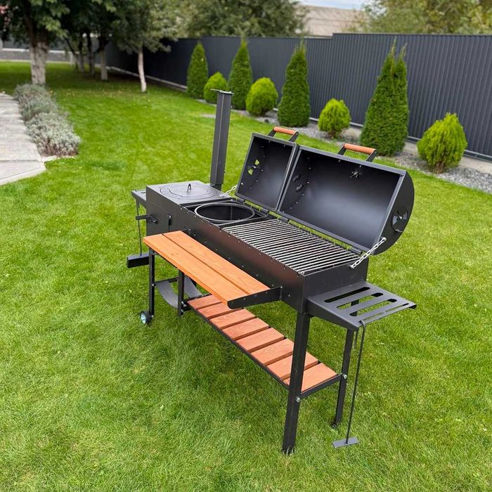 Бомбезний мангал 5 мм з пічкою - ВСЕ В КОМПЛЕКТІ!