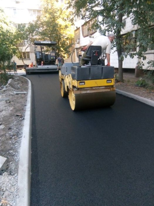 Укладка асфальта, асфальтирование, фрезерование асфальта