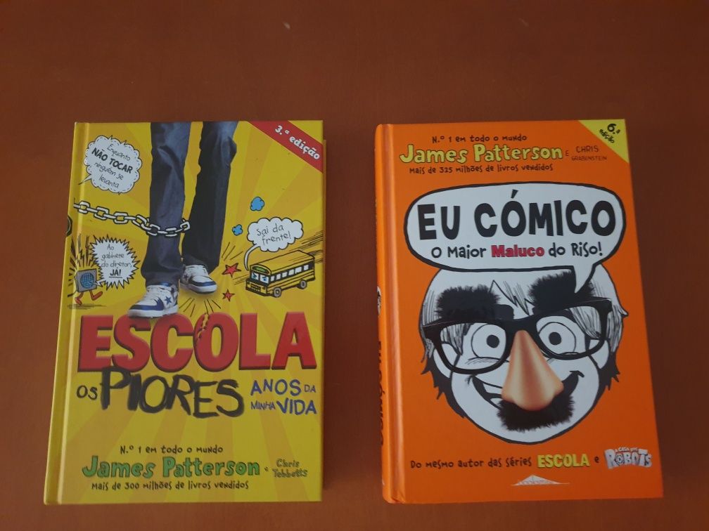 Livros "Escola" e "Eu cómico "