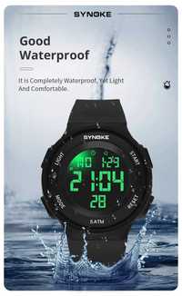 Zegarek męski damski 42mm Synoke elektroniczny cyfrowy alarm stoper
