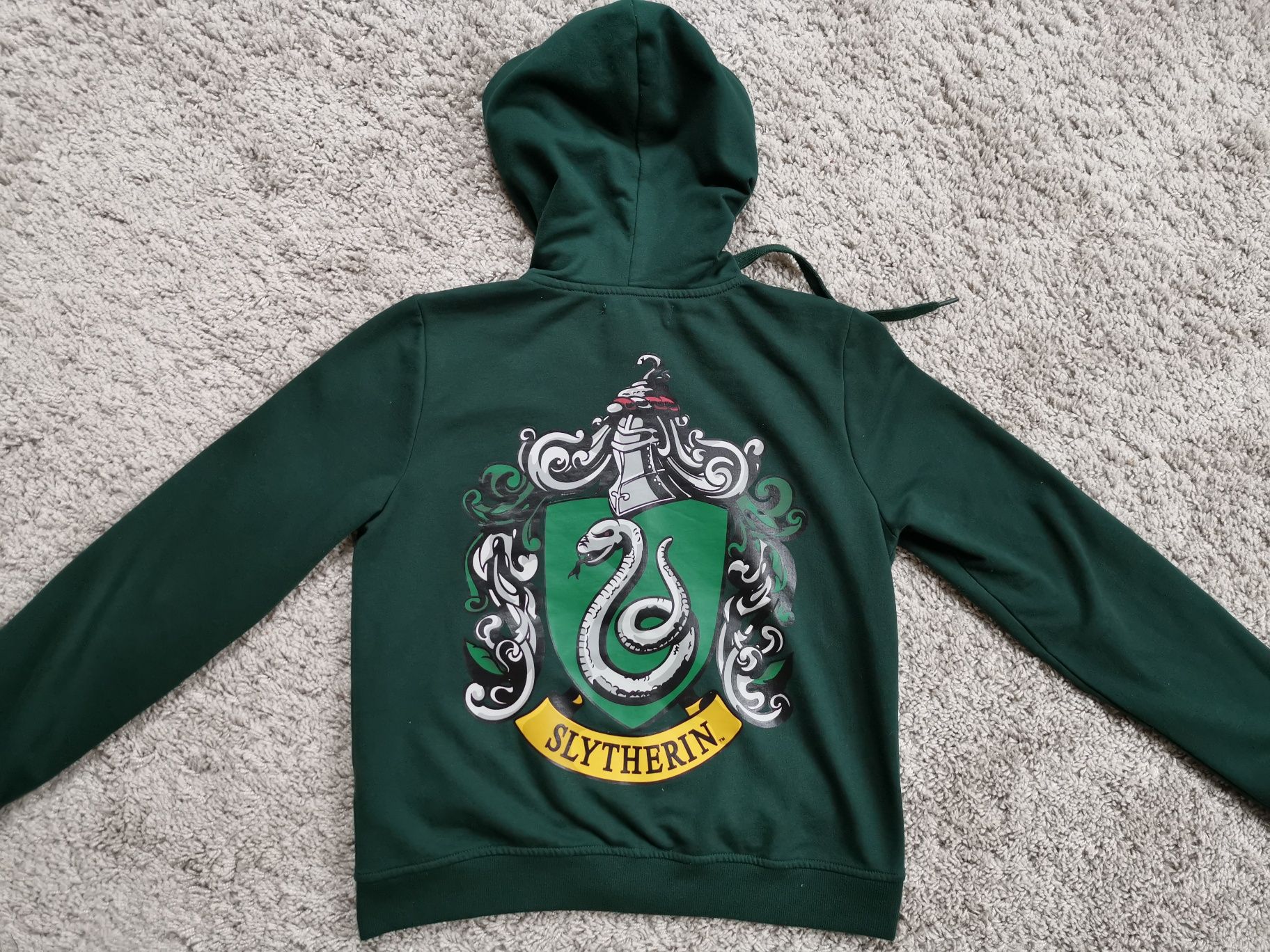 Bluza sportowa z kapturem Harry Potter Slytherin rozmiar S 158