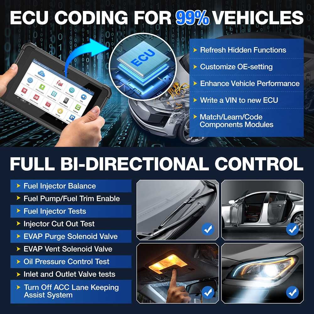 Launch X431 PAD V Maquina Diagnóstico OBD + Osciloscópio Launch (NOVO)