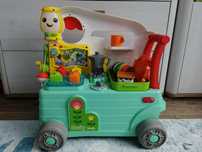 Chodzik pchacz Wesoły Kamper Fisher Price Śmiej się i ucz 3w1