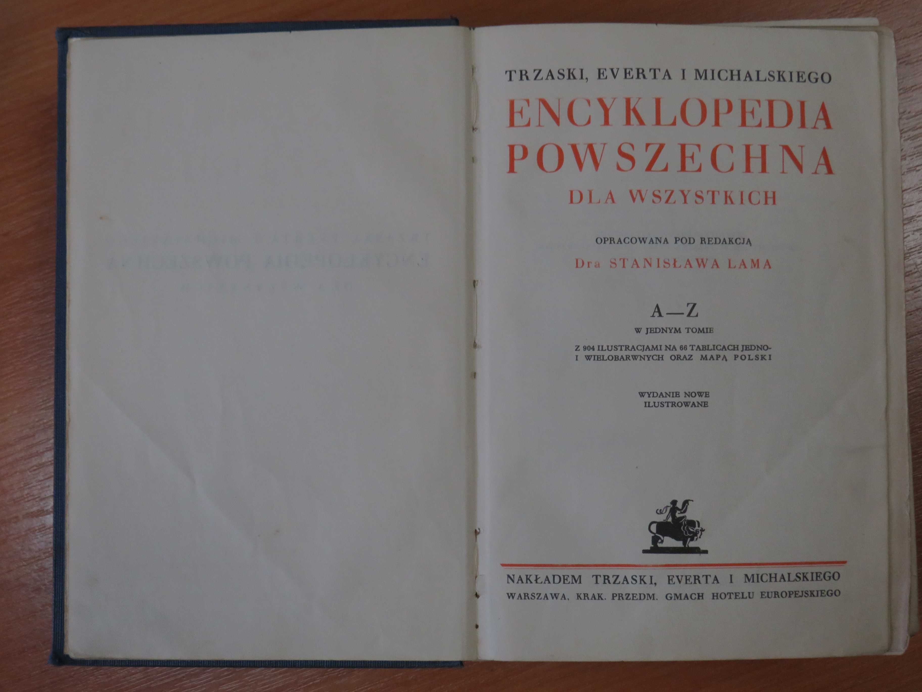 Encyklopedia Powszechna dla Wszystkich A-Z 1936