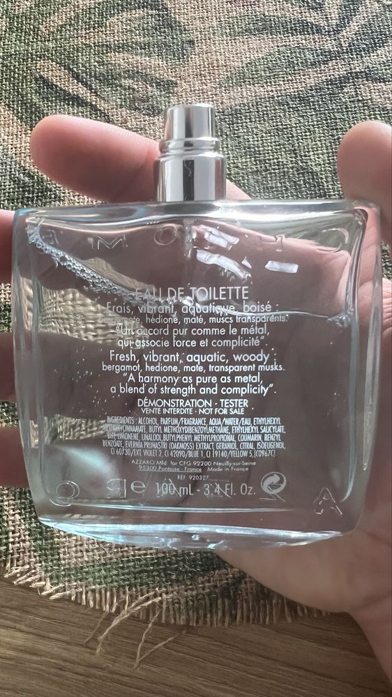 Perfumy azzaro chrome 100 ml