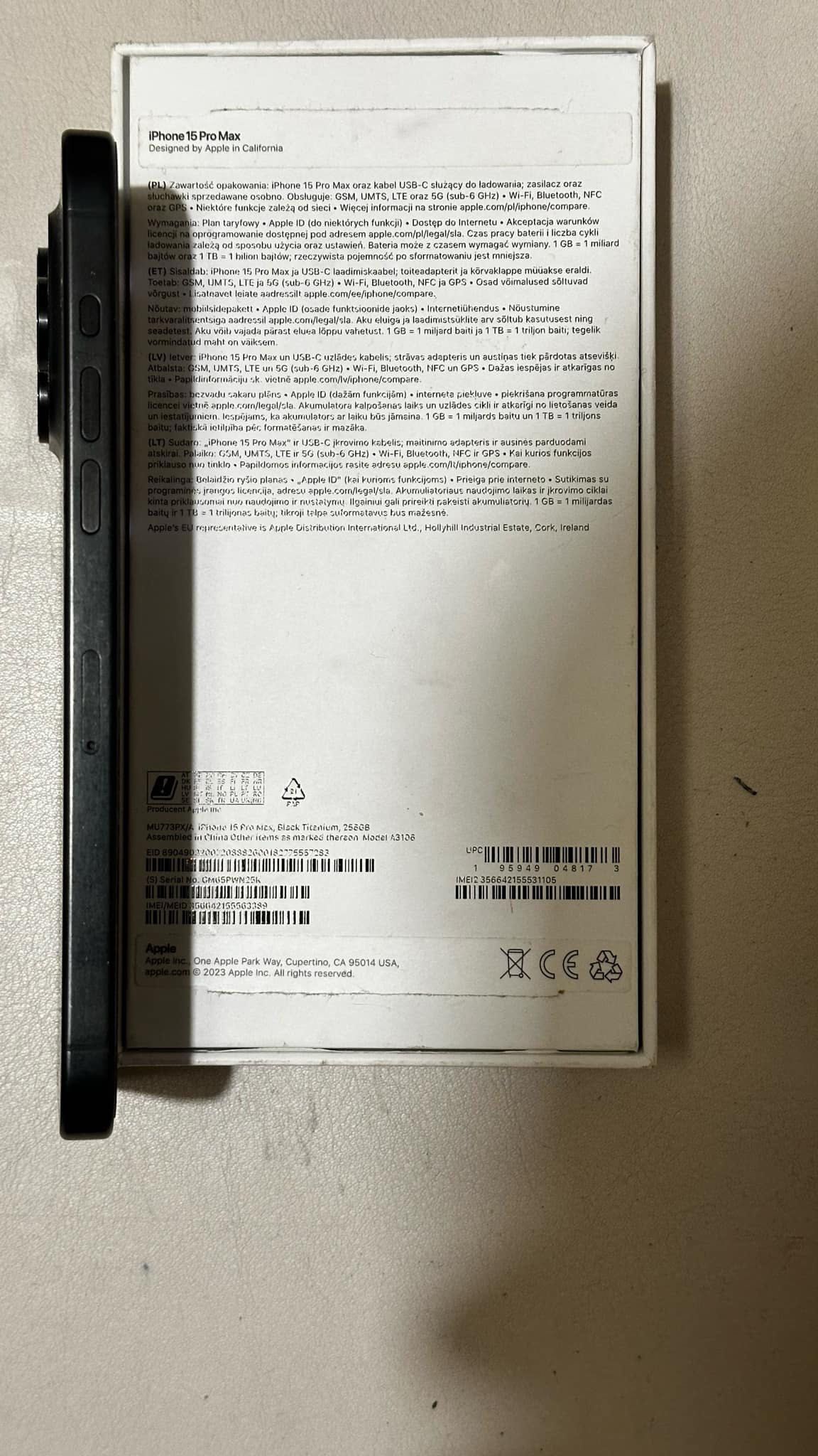 iPhone 15 Pro Max 256GB na GWARANCJI
