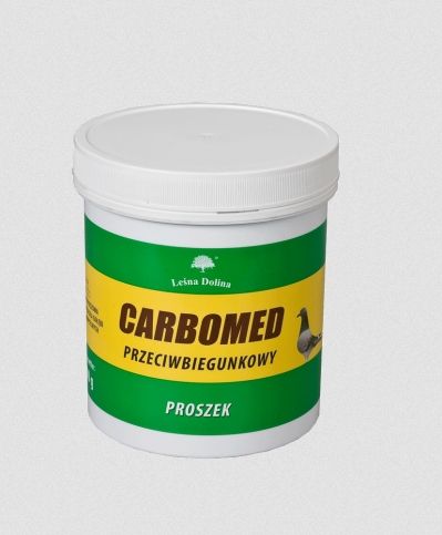 Carbomed węgiel drzewny dla gołębi na biegunkę Leśna Dolina