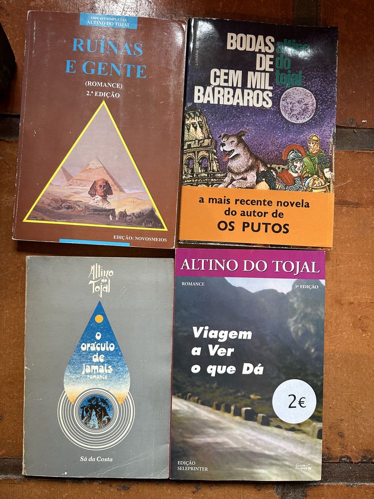 lote livros Altino do Tojal