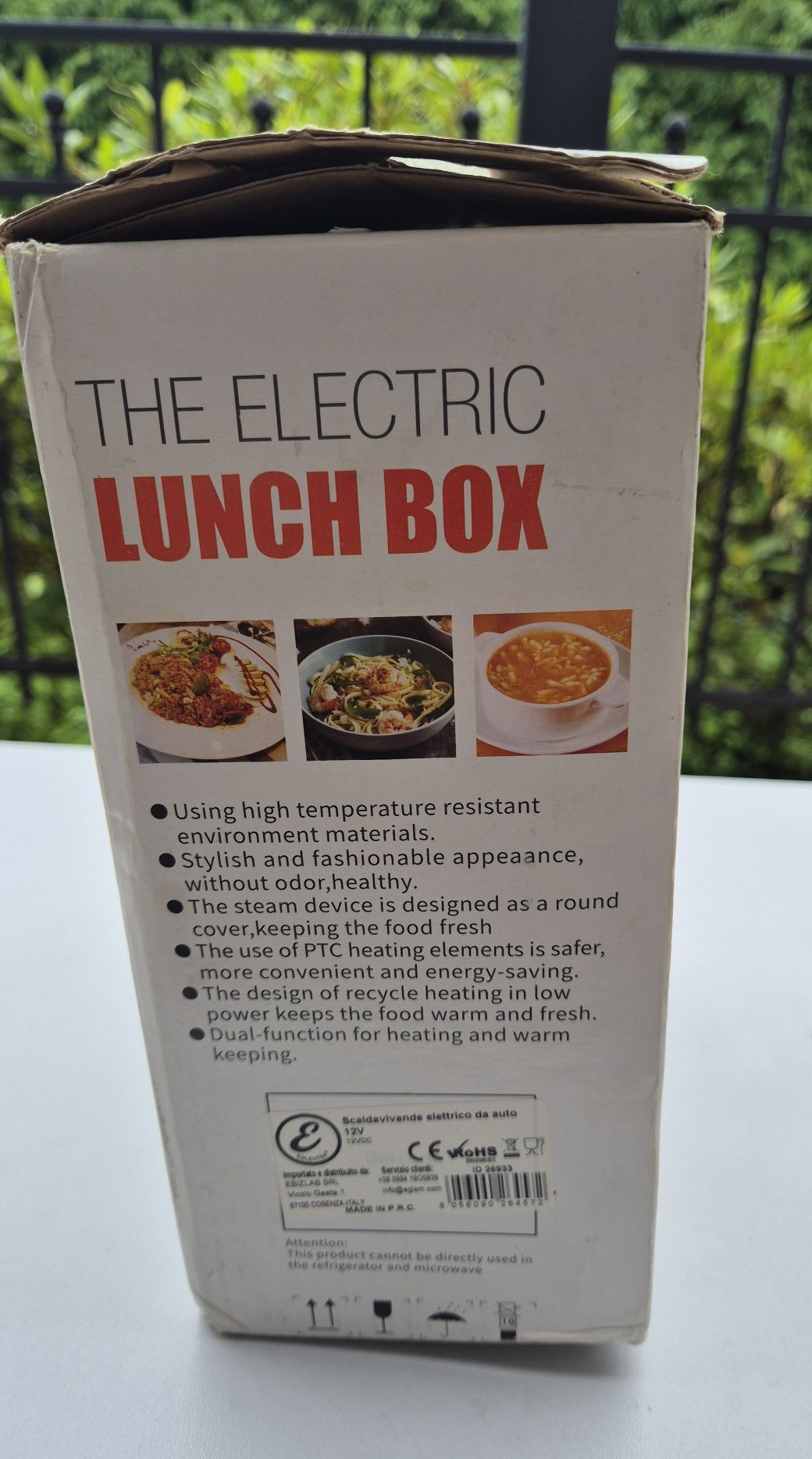 Elektryczny Lunch box Podgrzewany Pojemnik 12V