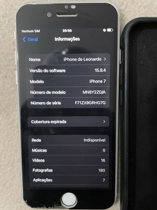 Iphone 7 em perfeito estado