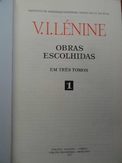 Obras Escolhidas de V.I. Lénine - 3 Volumes