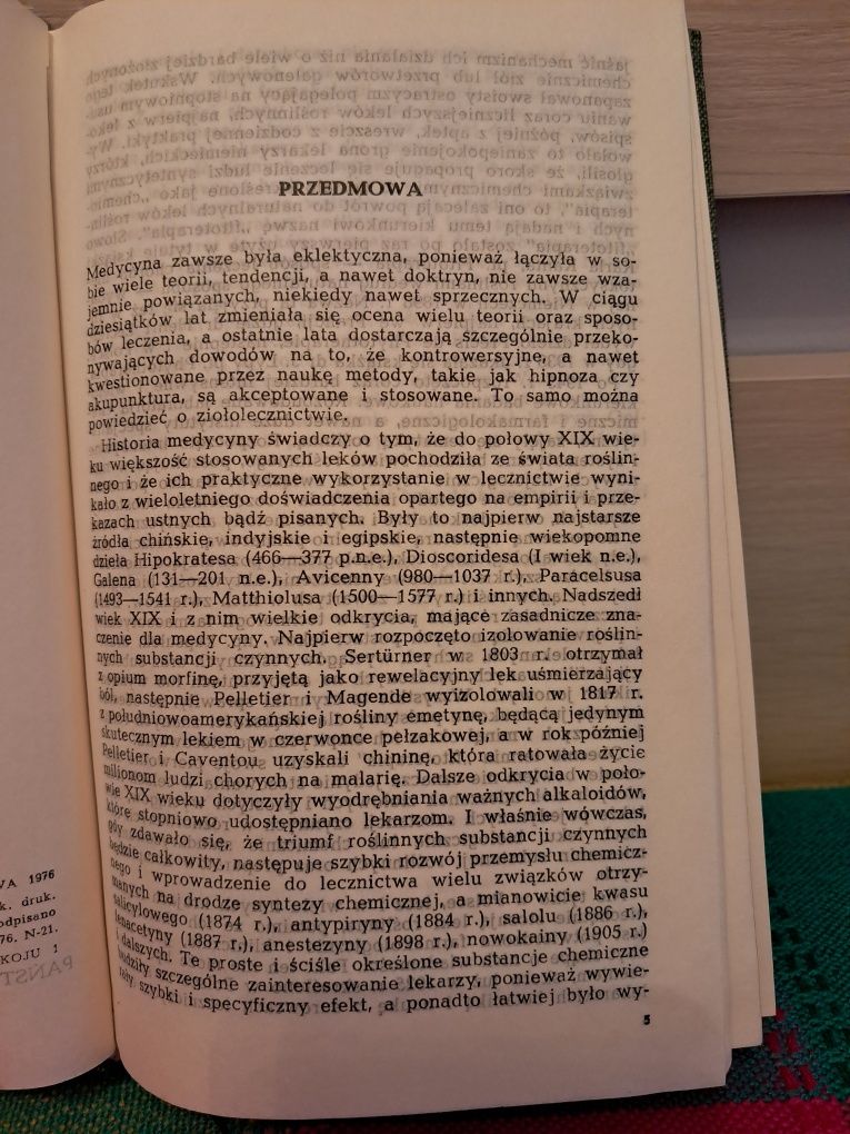 Ziołolecznictwo 1976 pod red. doc dra hab. Aleksandra Ożarowskiego