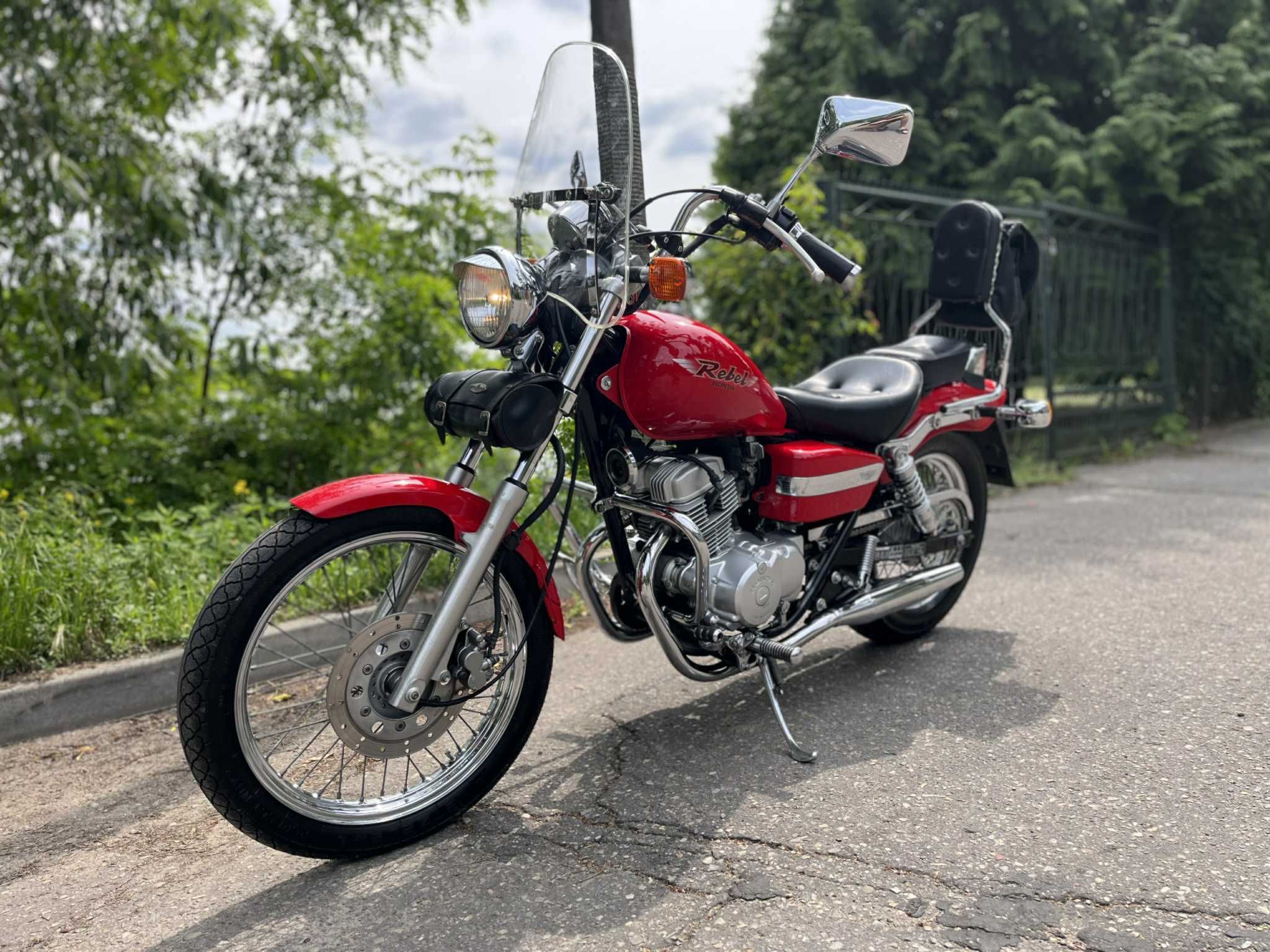 Honda CA 125 Rebel! 1996! Chromy! Szyba! Napęd! Opony! Transport! RATY