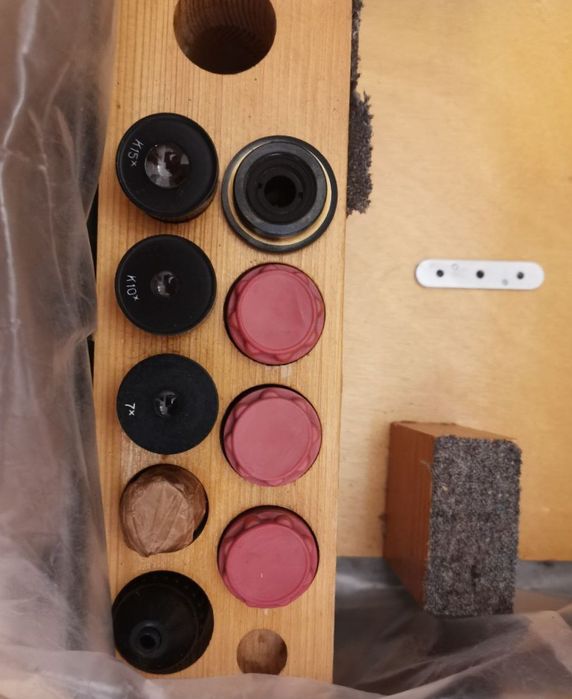 Дорожный монокулярный  микроскоп Биолам Д-11, ЛОМО, в идеальном сост.