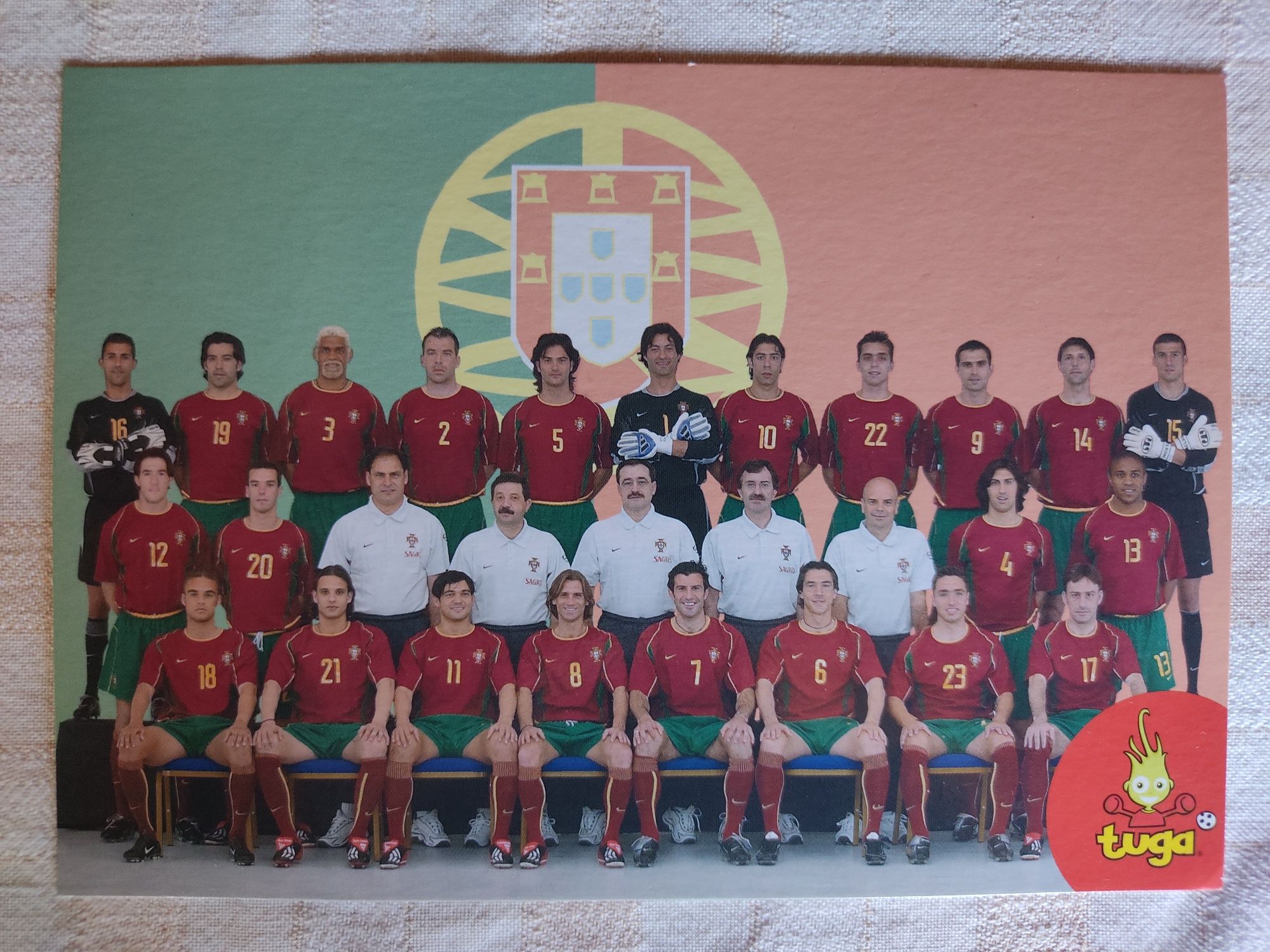 Postal de Portugal para o Mundial 2002