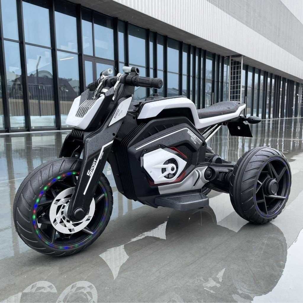 Motocykl NINJA ŚCIGACZ Elektryczny Auto AKUMULATOR Trajka Motor DZIECI