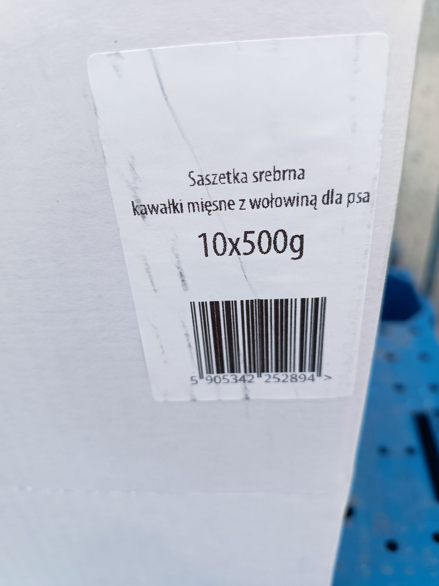 Karma saszetki dla psa 40x 500g wołowina