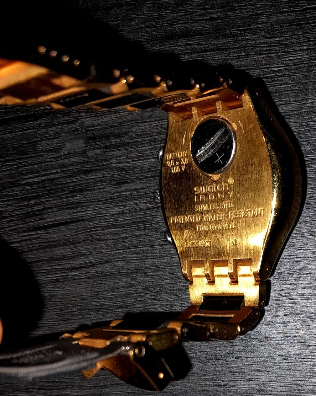 Relogio swatch original gold
