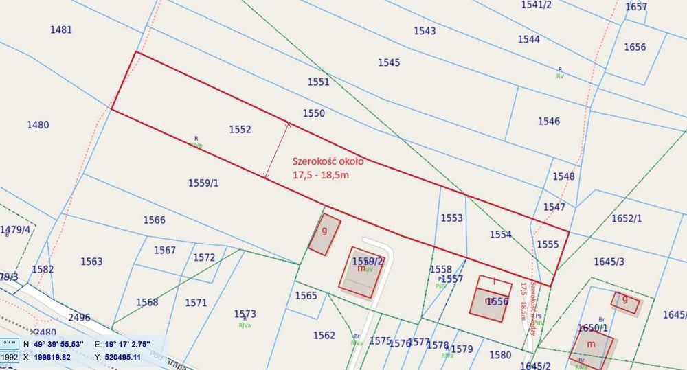 Piękna widokowa działka pod zabudowę na sprzedaż - Pewel Mała