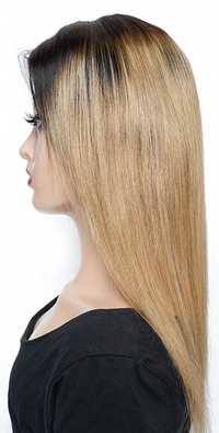 Peruka ombre wlosy naturalne blond sombre włosy ludzkie długa